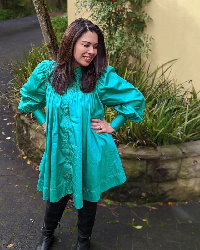 Aje Emerald shirt dress available to rent
