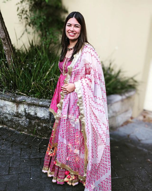 Maayera Jaipur Pink sharara set available to rent